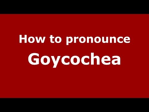 How to pronounce Goycochea (Spanish/Argentina) - PronounceNames.com