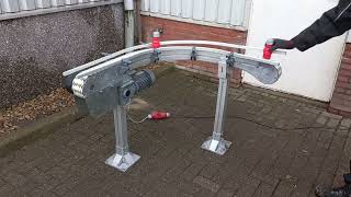 Купить поворотный конвейер FlexLink Bandbocht gebruikt 8 cm Flexlink - Изображение 4 | Machineryline KZ Поворотный конвейер FlexLink Bandbocht gebruikt 8 cm Flexlink | Изображение 4 - Machineryline