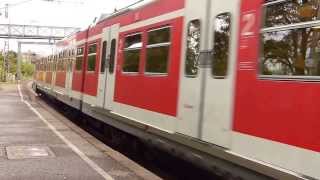 preview picture of video 'S-Bahn Stuttgart, Linie S 2 mit BR 420 in Waiblingen'