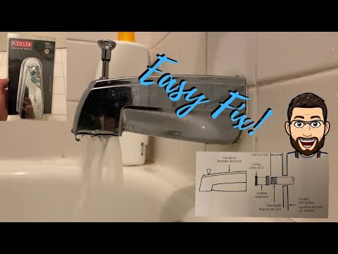 Fixing a leaky bathtub spout (Delta RP5834)