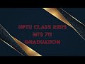 NPTU Class 2205 MTS 711 Graduation
