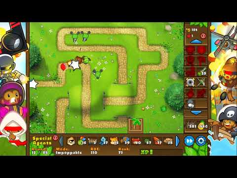 Bloons TD 5 - Ultimate Mastery Impoppable Guide - Monkey Lane