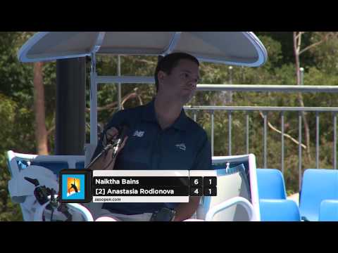 R16: Anastasia Rodionova vs Naithka Bains - Australian Open 2015 Play-off Highlights