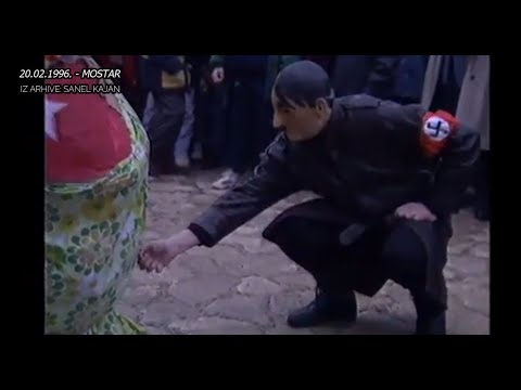 MOSTAR - SPALJIVANJE LUTKE S LIKOM HANSA KOŠNIKA (20.02.1996.)
