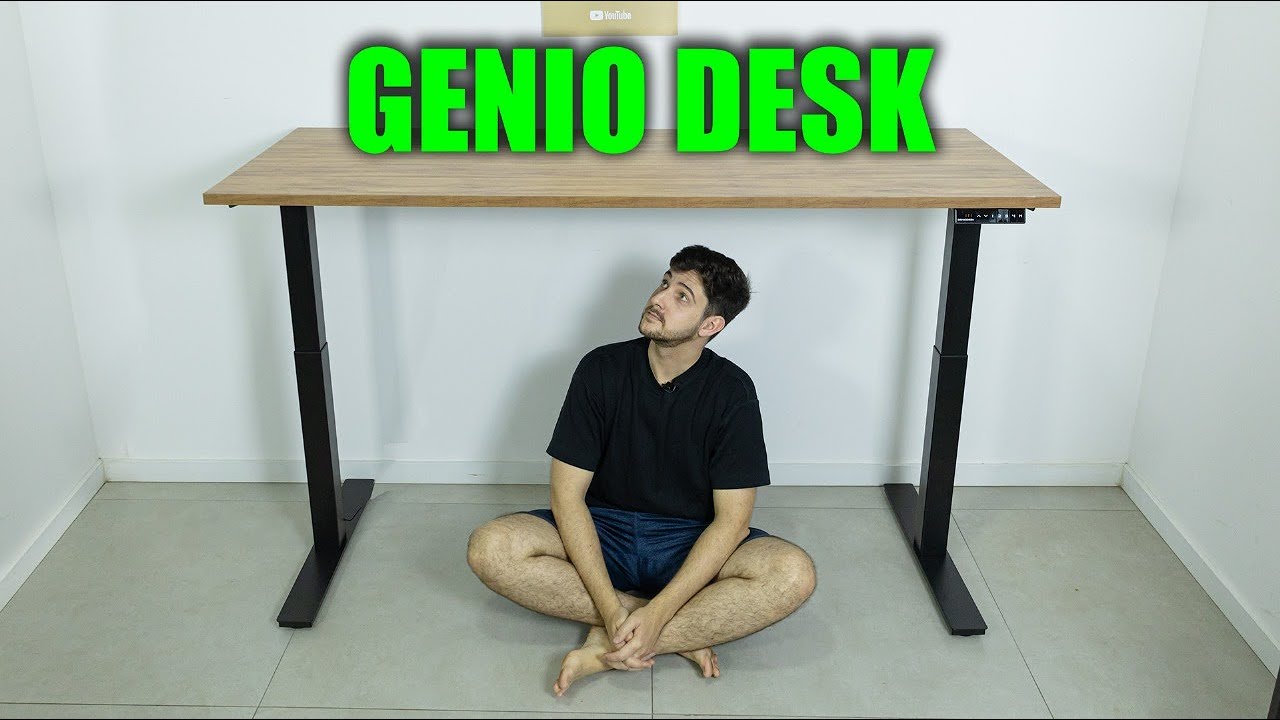 MINHA PRIMEIRA MESA COM REGULAGEM DE ALTURA, CHEGA DE SEDENTARISMO