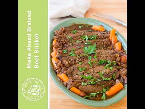 Make Ahead Braised Beef Brisket