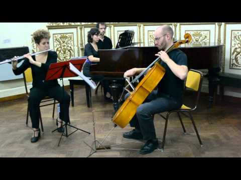 Bohuslav Martinu - Trío para flauta, cello y piano (1944) - III. Allegretto Scherzando