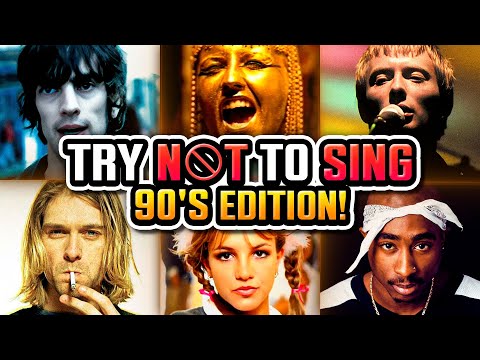 Try Not to Sing or Dance 90's Edition! (90s Biggest Hits)