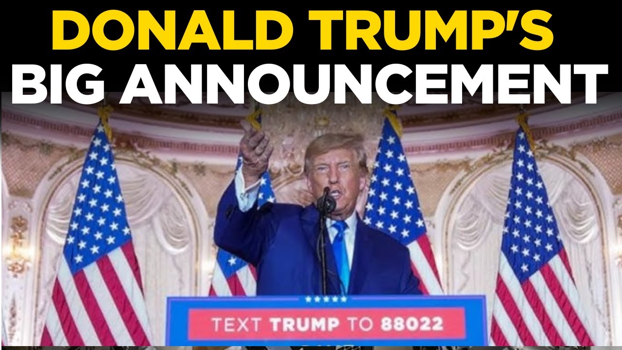 Trump LIVE | Trump Latest News | Donald Trump's Big Announcement | US Elections 2024 Latest News