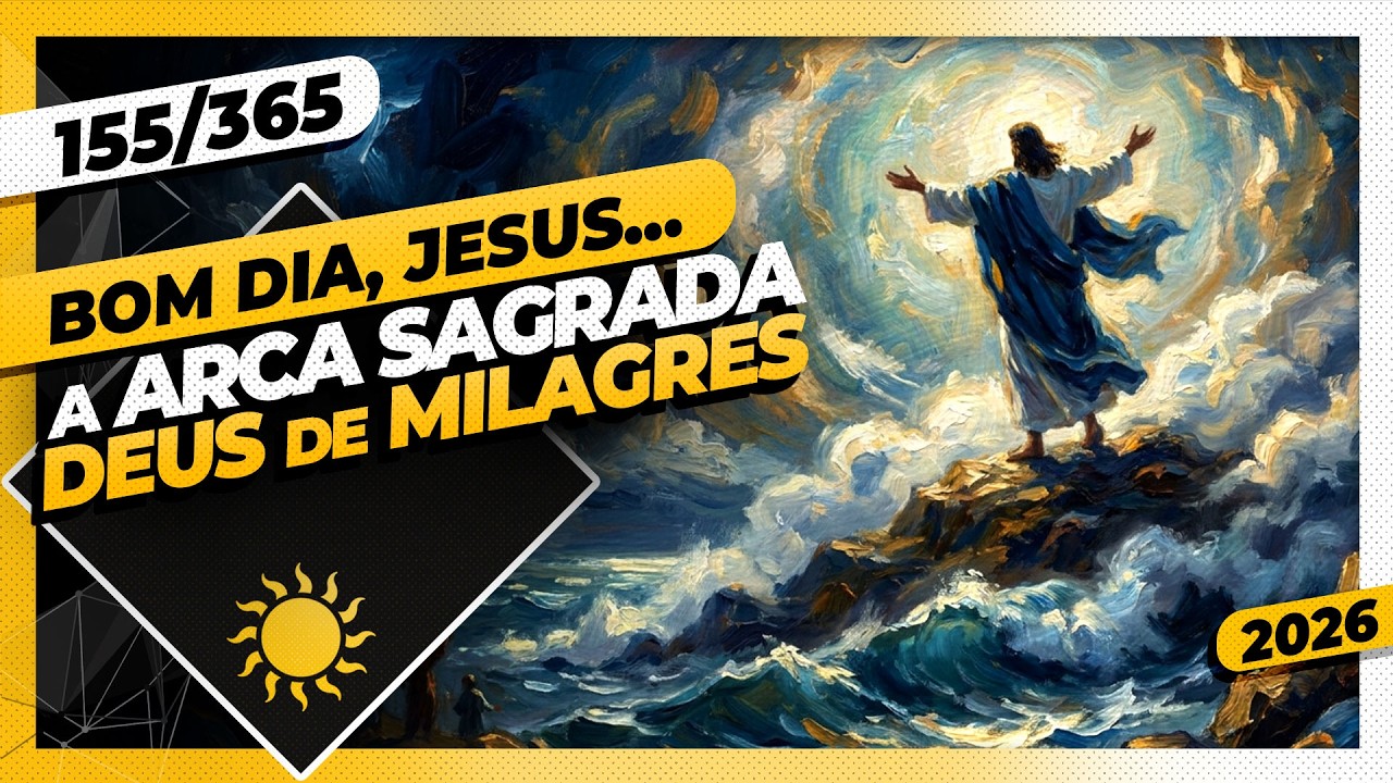 A ARCA SAGRADA: DEUS DE MILAGRES - Bom dia, Jesus! 155/365 (2026)