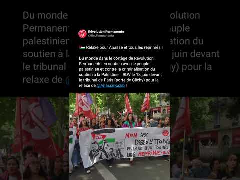 ???????????? Relaxe pour Anasse et tous les réprimés !