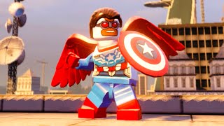 Lego Marvels Avengers How to Unlock Captain America (Sam Wilson) in Washington D.C.