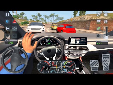 BMW X6 SUV CAR UBER DRIVER 🚖💲 City Car Driving Games Android iOS - Taxi Sim 2020 Gameplay