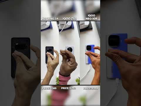 "Fast Charging Showdown: Nothing Phone (3a) vs iQOO Z10 vs iQOO Neo 10R – Who Wins?"