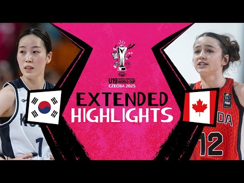 Korea 🇰🇷 vs Canada 🇨🇦 | Highlights | FIBA U19 Women's Basketball World Cup 2025