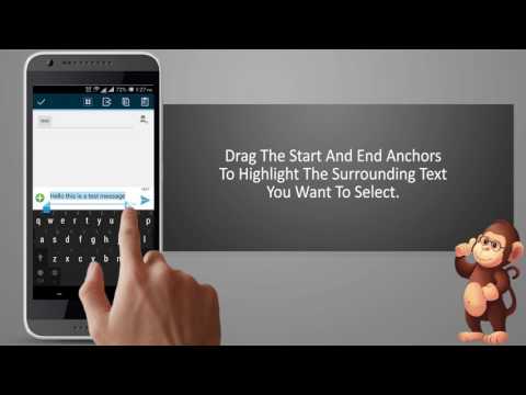 HTC HOW TO  Selecting, copying, and pasting text on smart phones user guide support