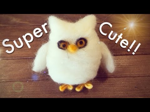 Felting For Beginners | How to Make a Felted Owl