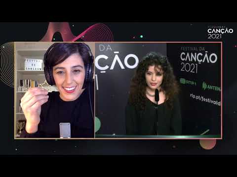 Entrevista com Sara Afonso na 1.ª Semifinal do Festival da Canção 2021