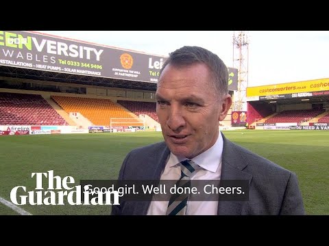 Brendan Rodgers calls BBC reporter 'good girl' during interview