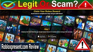 Robloxpresent.com Review - Is This 3,000 Robux Giveaway Legit Or A Scam Robloxpresent Review !