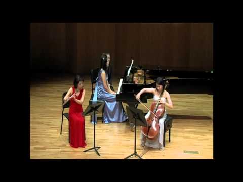 Bohuslav Martinu -Trio for flute, cello, and piano : III.Allegretto Scherzando
