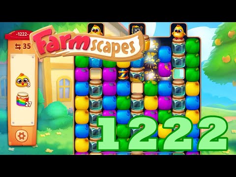 Farmscapes Level 1222 HD Gameplay Walkthrough | 3 - match game | android | ios | pc | GameGo Game