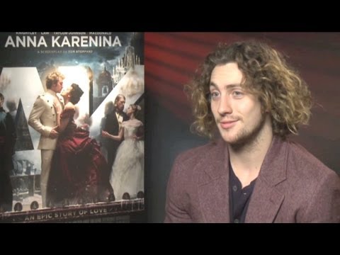 Anna Karenina interview: Aaron Taylor-Johnson on kissing Keira Knightley