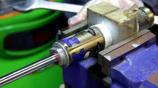 Snowmobile shock rebuild