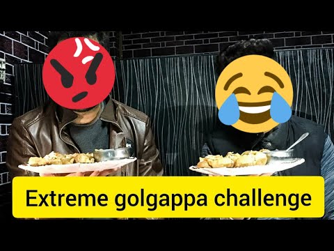Golgappa challenge pani Puri challenge