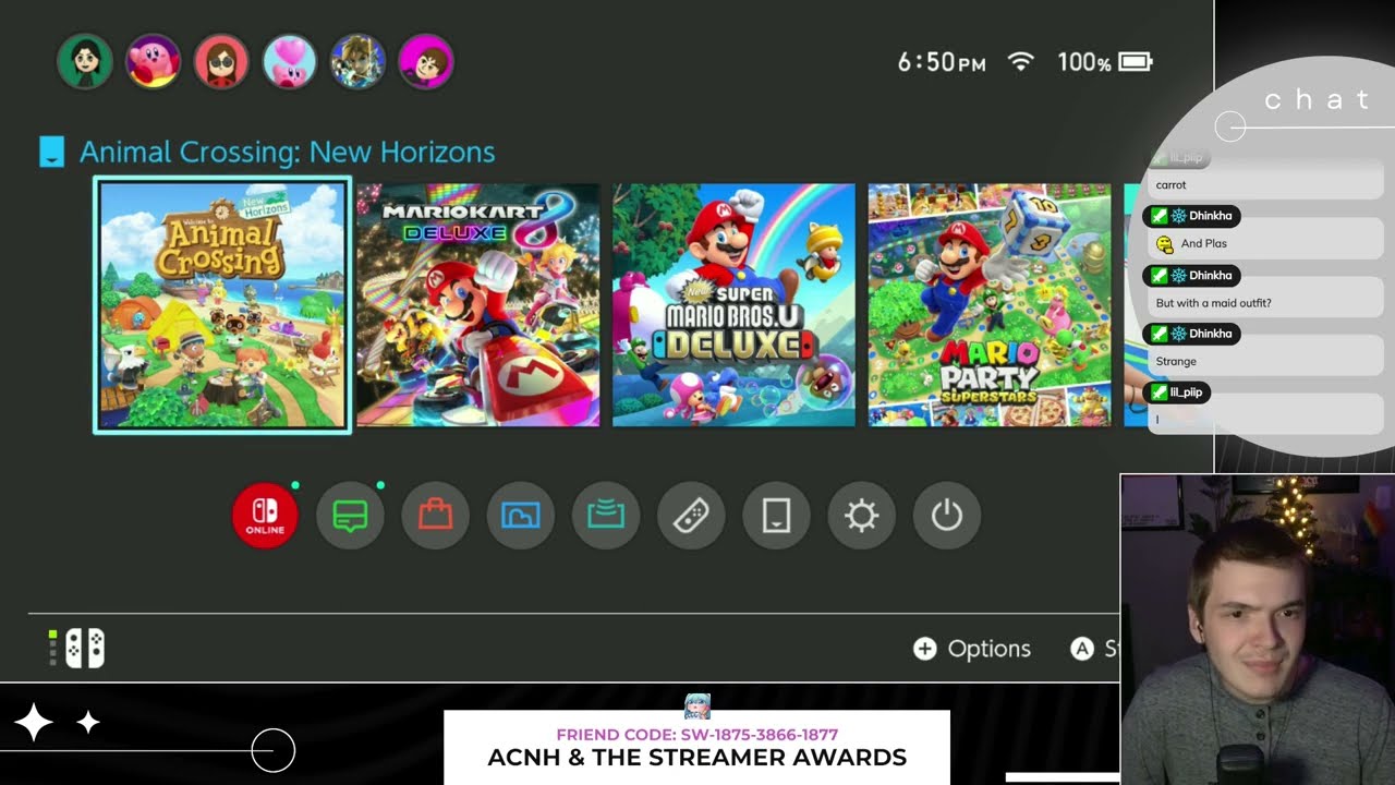 Getting bored of streamer awards ft. Animal Crossing & Mario Kart!