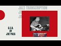 C.E.D. by Joe Pass Jazz Guitar Tab Transcription