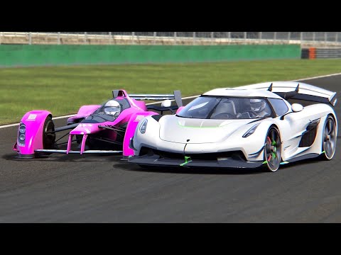 Koenigsegg Jesko vs Red Bull X2010 5000 HP - Monza