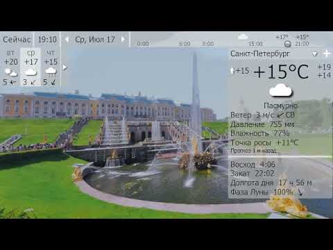 Погода. Санкт-Петербург. 16-19 июля 19 г.