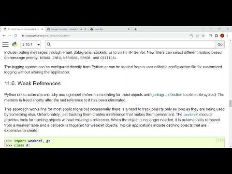 Python Tutorial  Part: 11 Brief Tour of the Standard Library - — Part II