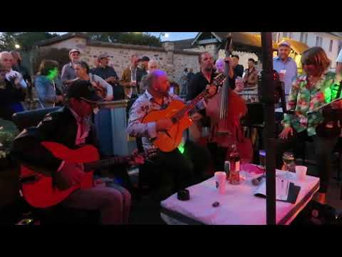 Quartet Jazz Manouche "Vidéo 7" Festival Off Django Reinhardt au Fenjy Bar à Samoreau, 20 Juin 2022