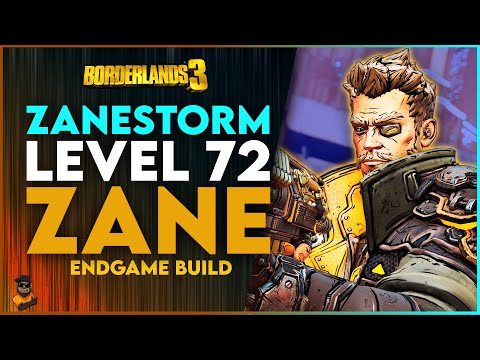 MY NEW BEST LEVEL 72 ZANE BUILD - ZANESTORM 2.0 - PLUS STACKED SAVE FILE! - BORDERLANDS 3!