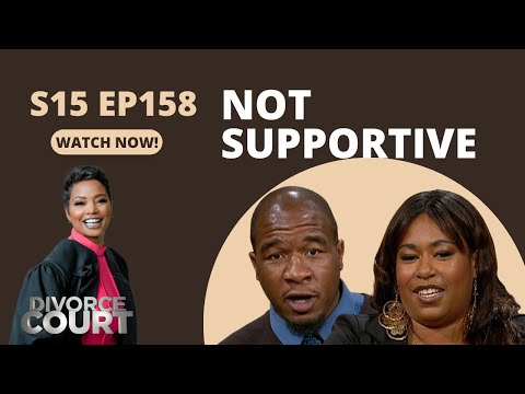 Divorce Court: Quincy vs Jasmine - Not Supportive
