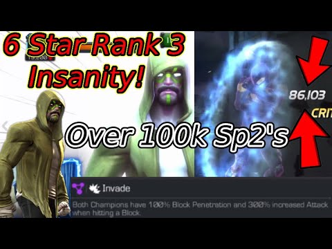 6 Star Rank 3 Karnak Makes The Invade Path A Joke!! | Marvel Contest Of Champions