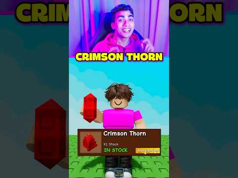 HOW TO GET CRIMSON THORN IN GROW A GARDEN ✅