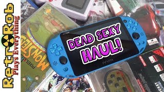 DEAD SEXY Retro and Modern Video Game Haul -- Playstation, Atari Jaguar, Clones and More!