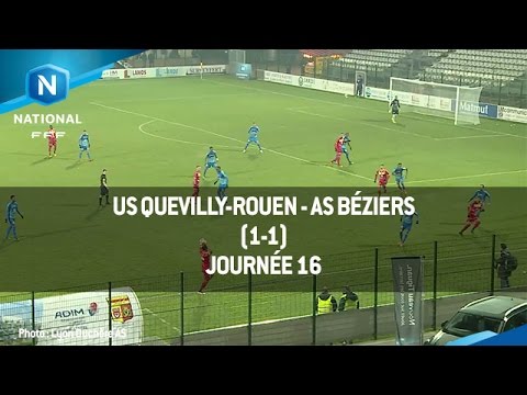 J16 : US Quevilly Rouen - AS Béziers (1-1), le résumé