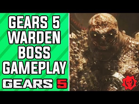 GEARS 5 Gameplay - 15 Minutes of GEARS 5 Warden Boss Fight Gameplay (GEARS 5 Escape Co-op Gameplay)
