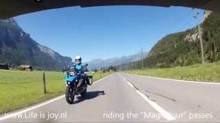 preview picture of video 'Switzerland The Magic four on BMW R1200GS LC and Brienz Rothorn Bahn first Swiss steamtrain'