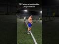 POV when a bodybuilder plays football #shorts