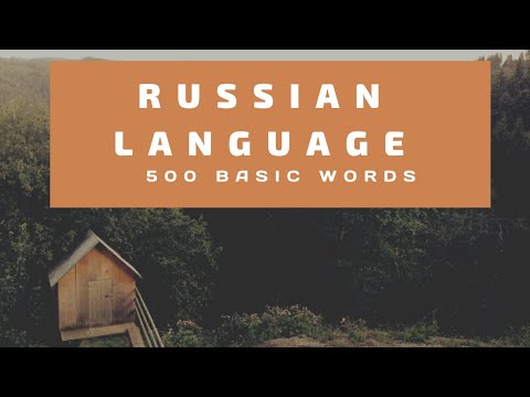 Język rosyjski – 500 podstawowych słów.