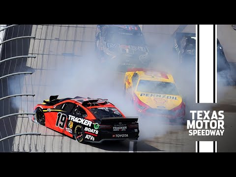 Massive Crash | Almirola, Busch brothers trigger big wreck at Texas | NASCAR Cup Series