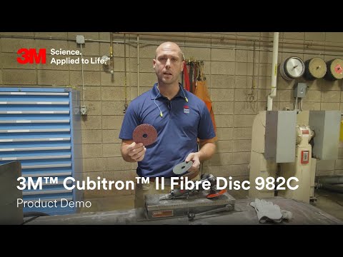 3M™ Cubitron™ II Fibre Disc 982C Product Demo