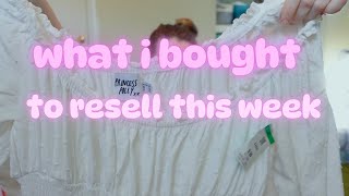 What I Sourced to Resell Online This Week