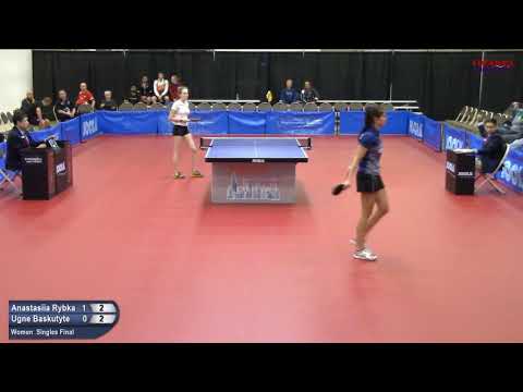 Anastasiia Rybka vs Ugne Baskutyte - Women Singles Final