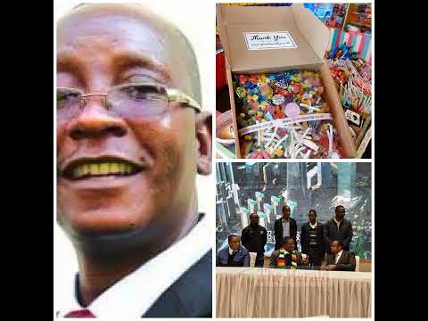 ziyambi ziyambi dishes out sweets at a rally